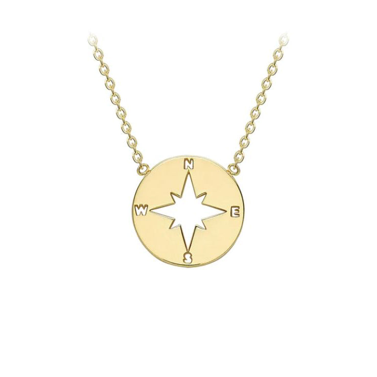 'Zephyra' Compass Necklace